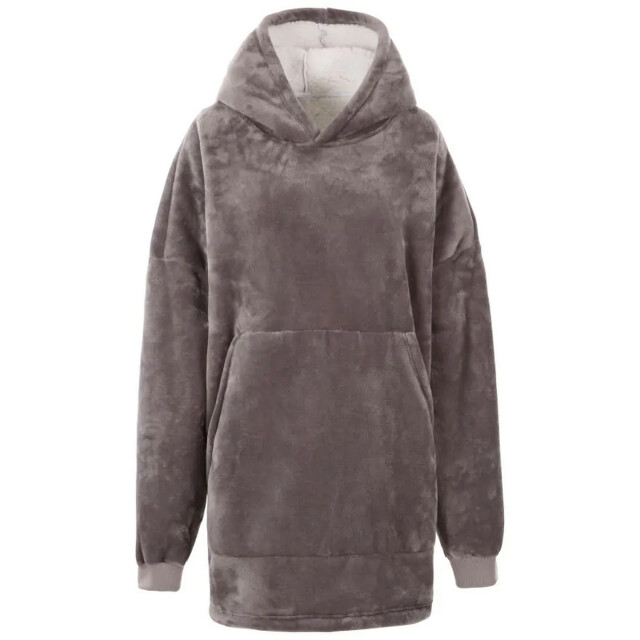 Trespass Uniseks volwassen knusse oversized hoodie deken UTTP6208_stormgrey large