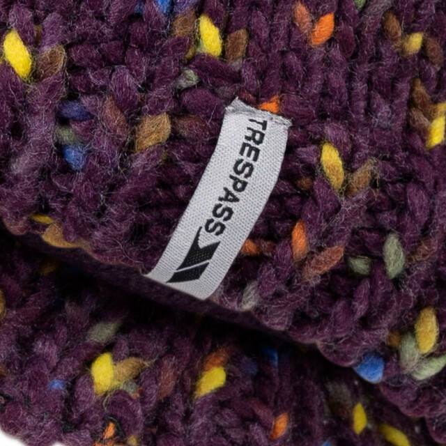 Trespass Kinderen/kinderen ted pom pom muts UTTP6116_potentpurple large