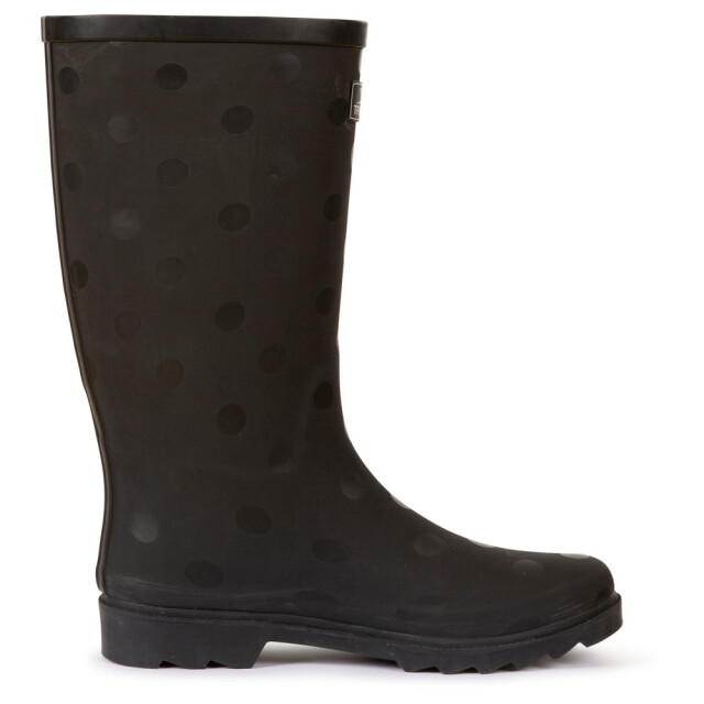 Trespass Dames elena polka dot wellington boots UTTP5757_black large