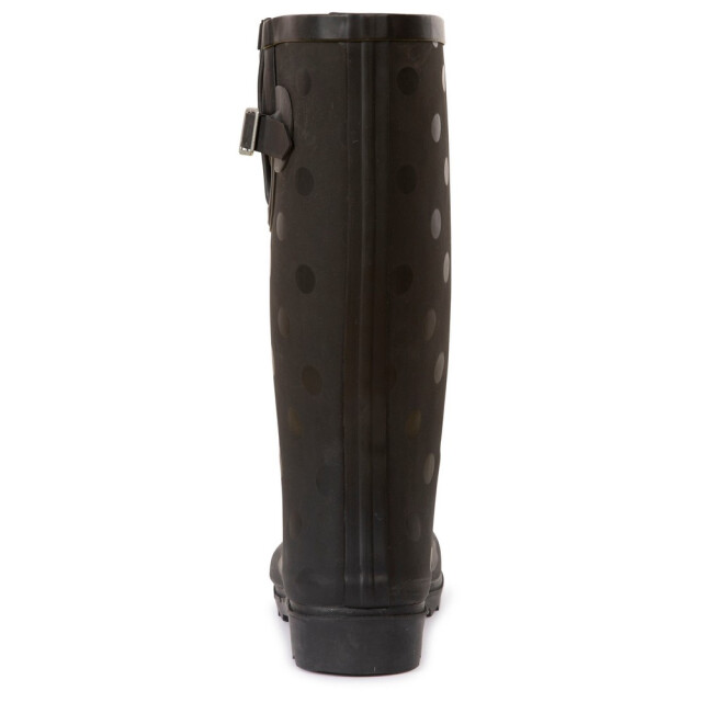 Trespass Dames elena polka dot wellington boots UTTP5757_black large
