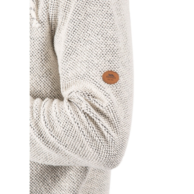 Trespass Heren hoodie scawton met rits UTTP5602_offwhitemarl large