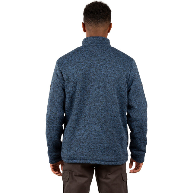 Trespass Heren ampney marl fleece jas UTTP5709_smokeyblue large