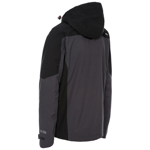 Trespass Heren tappin waterdichte jas met capuchon UTTP4745_darkgrey large