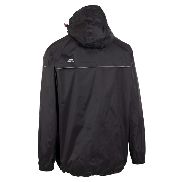 Trespass Unisex qikpac x opbergbare jas UTTP4773_blackred large