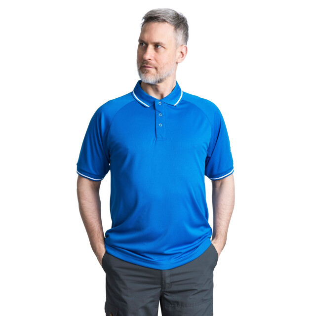 Trespass Heren bonnington polo top UTTP4836_brightblue large