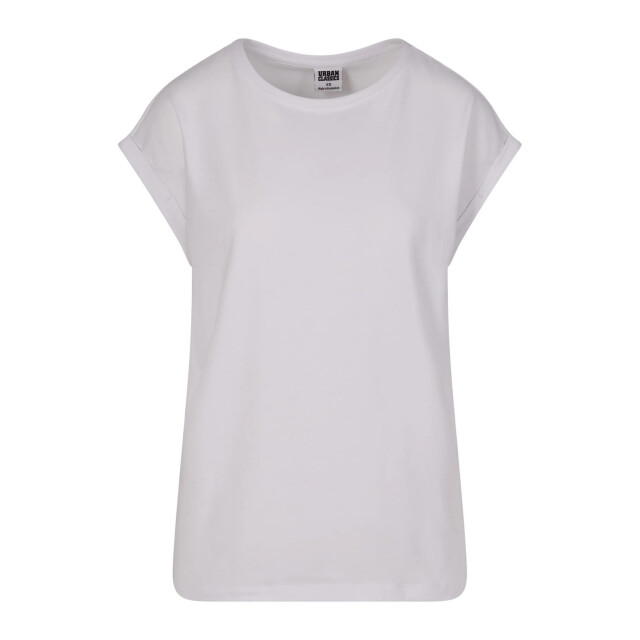 Urban Classics Dames verlengd schouder t-shirt (set van 2) UTTN736_tealwhite large