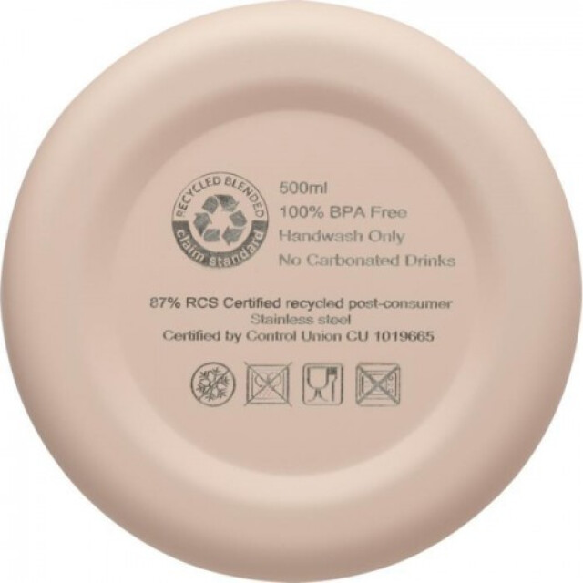 Generic Surplus Lentekoperen 500ml geïsoleerde waterfles UTPF4477_paleblushpink large