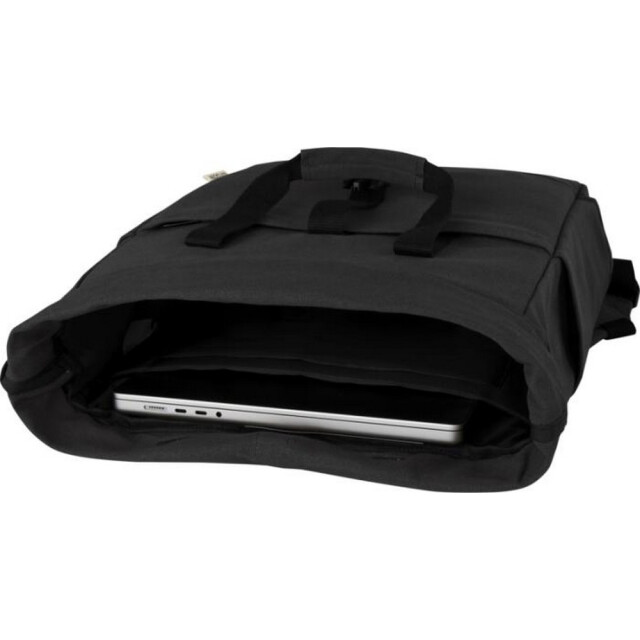 Generic Surplus Joey roll top canvas 15l laptop rugzak UTPF4125_solidblack large