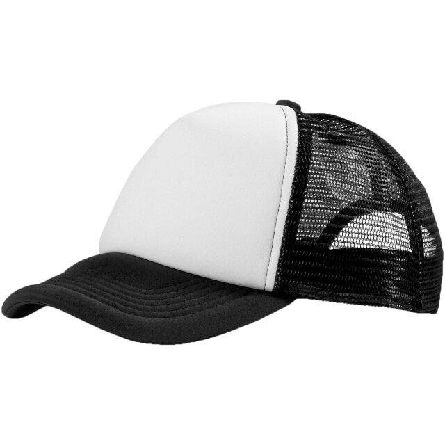 Bullet Trucker pet met 5 panelen UTPF978_solidblackwhite large
