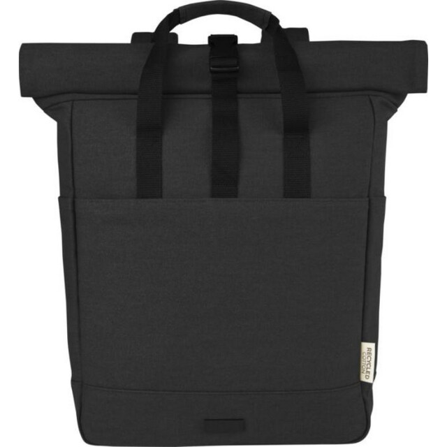 Generic Surplus Joey roll top canvas 15l laptop rugzak UTPF4125_solidblack large