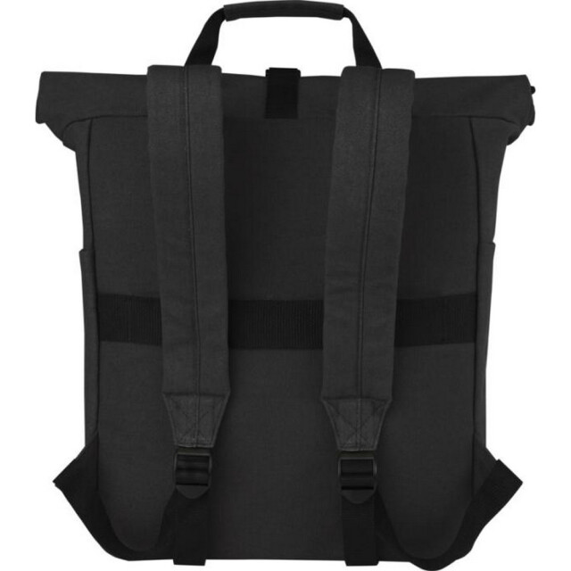 Generic Surplus Joey roll top canvas 15l laptop rugzak UTPF4125_solidblack large