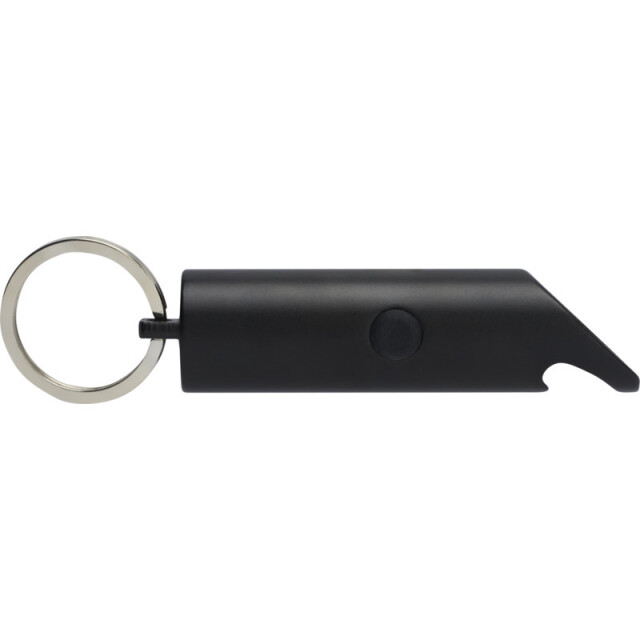 Generic Surplus Flare gerecycled aluminium zaklamp sleutelhanger UTPF4260_solidblack large