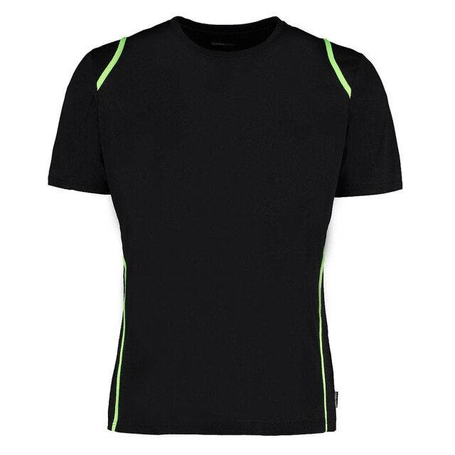 Gamegear ® cooltex® t-shirt met korte mouwen / herensportkleding UTFK386_blackflourescentlime large