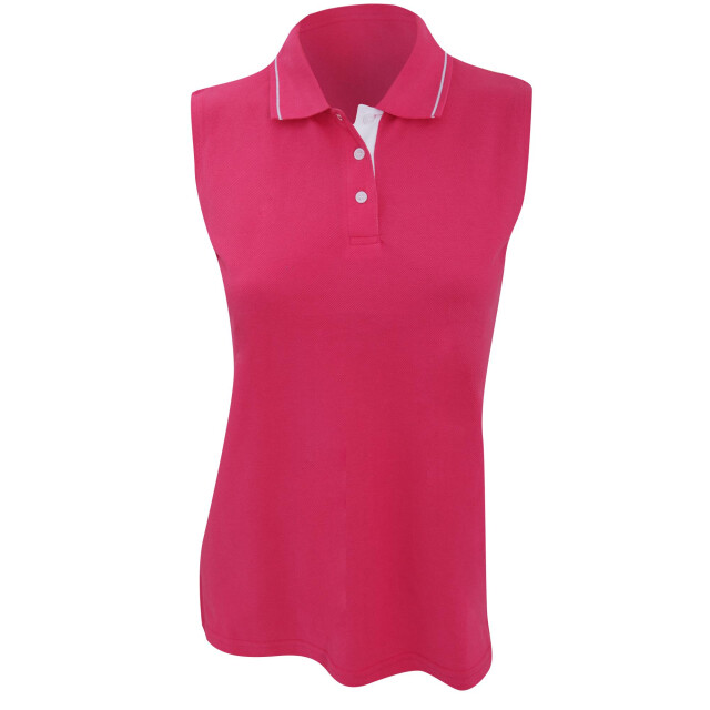 Gamegear Kustom kit ® dames proactive mouwloos poloshirt UTFK374_raspberrywhite large