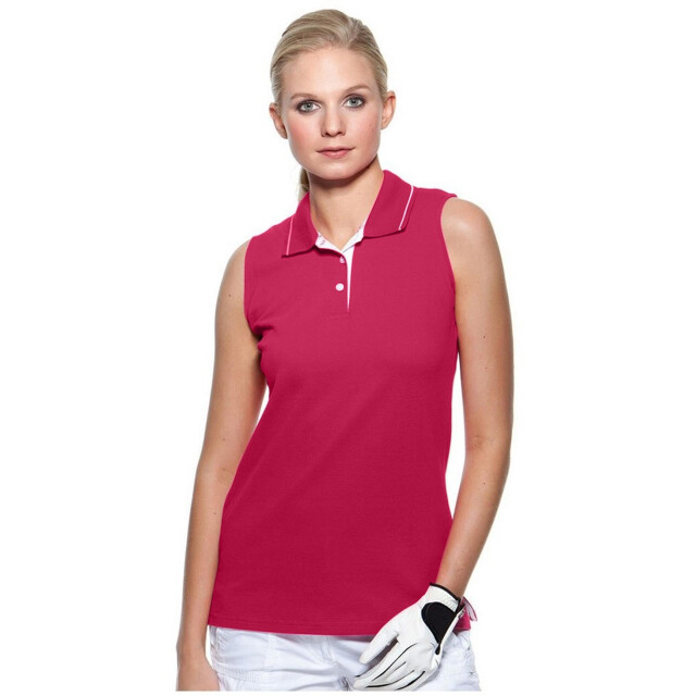 Gamegear Kustom kit ® dames proactive mouwloos poloshirt UTFK374_raspberrywhite large