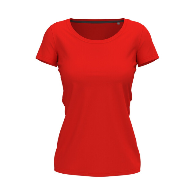 Stedman Stars Dames claire ronde hals t-shirt UTFK3264_scarletred large
