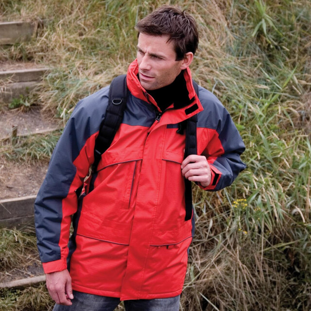 Result Heren seneca midweight performance stormdri waterproof windproof jacket UTFK590_redanthracite large