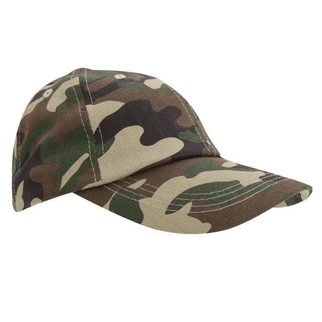 Result Unisex heavy cotton premium pro-style baseball cap UTFK631_camo large