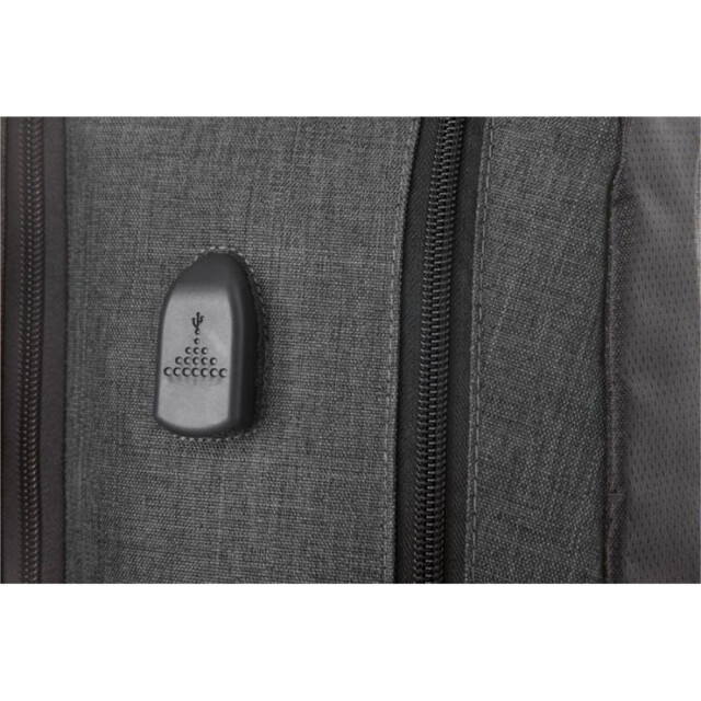 Avenue Overland 17 inch tsa laptop rugzak UTPF2288_heathercharcoal large