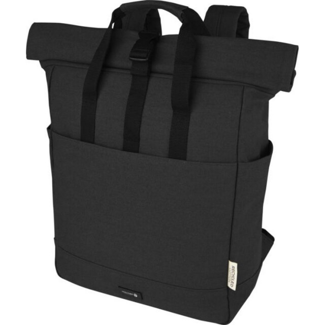Generic Surplus Joey roll top canvas 15l laptop rugzak UTPF4125_solidblack large
