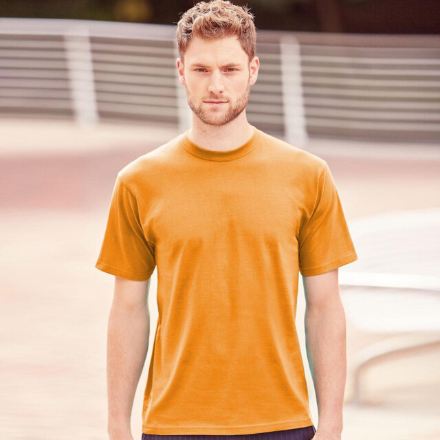 Jerzees Colours Heren klassiek t-shirt met korte mouwen UTFK731_puregold large
