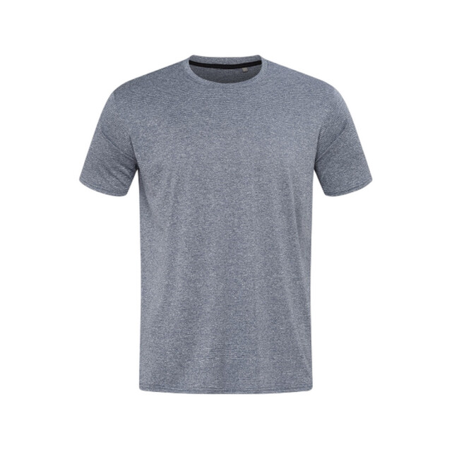 Stedman Stars Heren move gerecycled sport t-shirt UTFK3266_denimheather large
