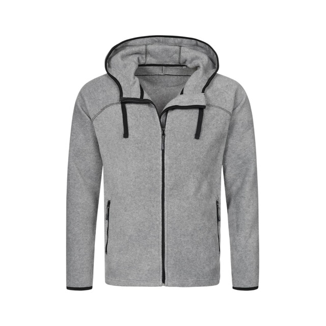 Stedman Stars Heren power fleece jas UTFK3274_heathergrey large