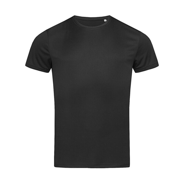 Stedman Stars Heren sport t-shirt UTFK3219_blackopal large