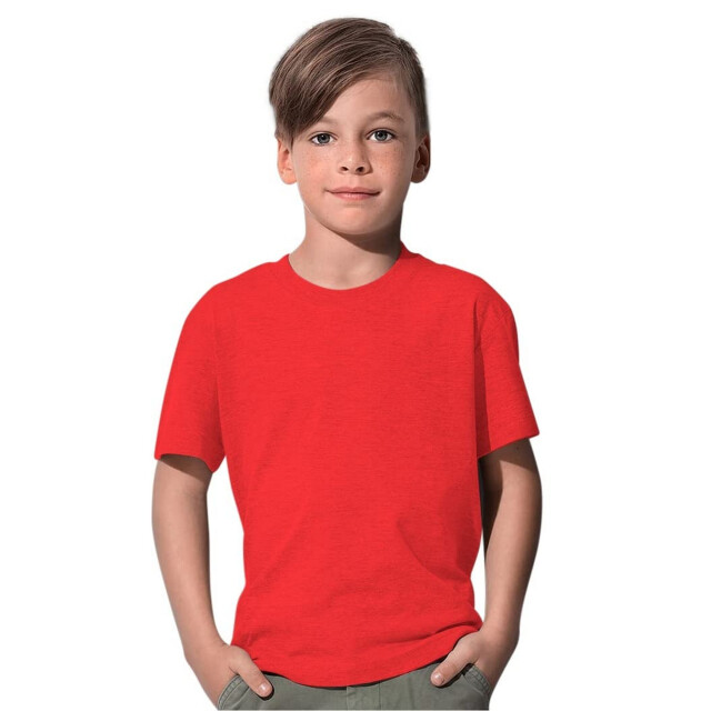 Stedman Stars Kinderen/kinderen klassiek biologisch t-shirt UTFK3246_scarletred large