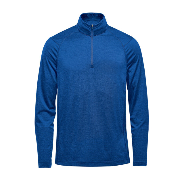 Stormtech Heren milano h2x-dry quarter zip pullover UTFK3150_classicblueheather large