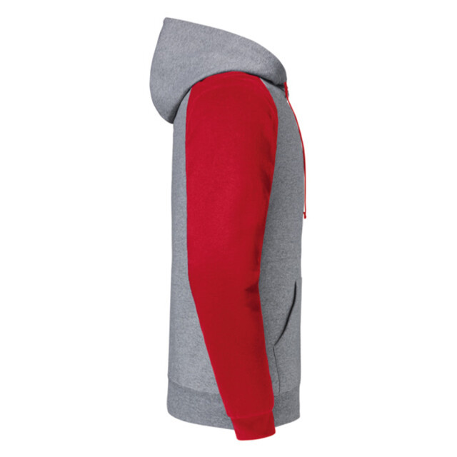 Jerzees Colours Heren colour block nublend raglan hoodie UTFK3152_oxfordtruered large