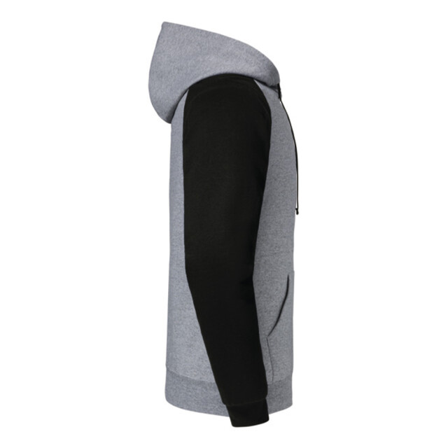 Jerzees Colours Heren colour block nublend raglan hoodie UTFK3152_oxfordblack large