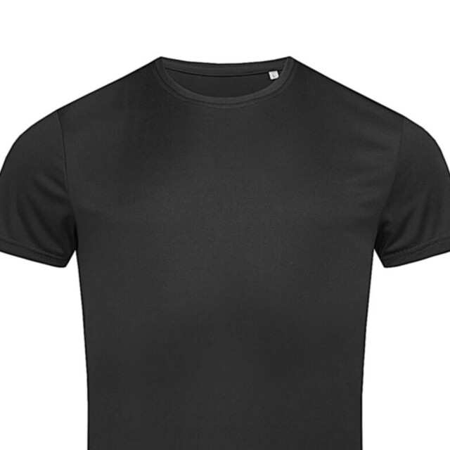 Stedman Stars Heren sport t-shirt UTFK3219_blackopal large
