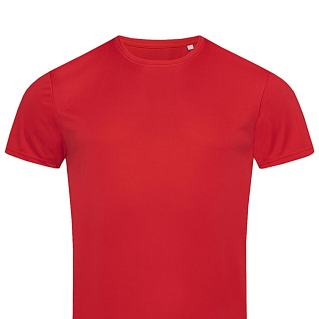 Stedman Stars Heren sport t-shirt UTFK3219_crimsonred large