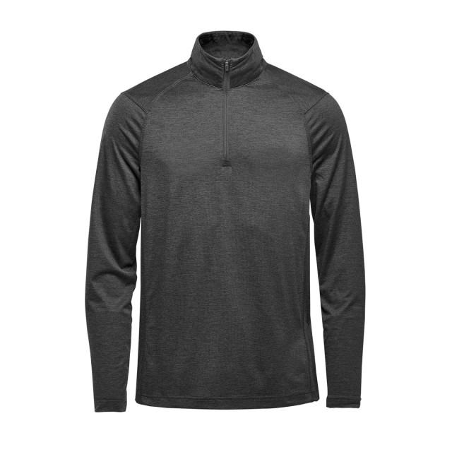 Stormtech Heren milano h2x-dry quarter zip pullover UTFK3150_heathercharcoal large