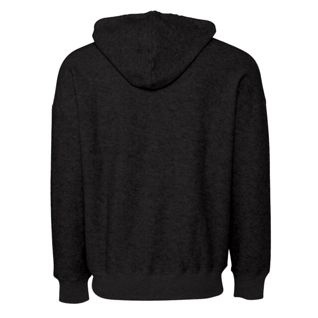 Bella + Canvas Unisex sueded pullover hoodie voor volwassenen UTFK3163_blackheather large