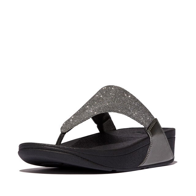 FitFlop Lulu shimmerlux toe-post sandals FZ7 large