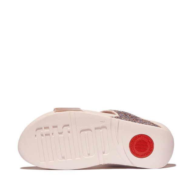 FitFlop Lulu multi-tonal glitter slides JE5 large