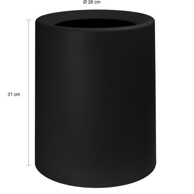 QUVIO Prullenbak plastic met binnenemmer 12 l - 1395363 large