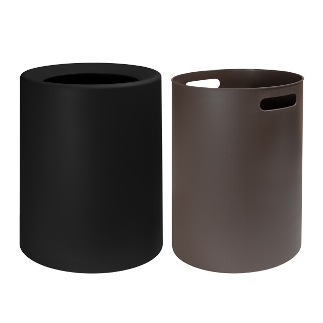 QUVIO Prullenbak plastic met binnenemmer 12 l - 1395363 large