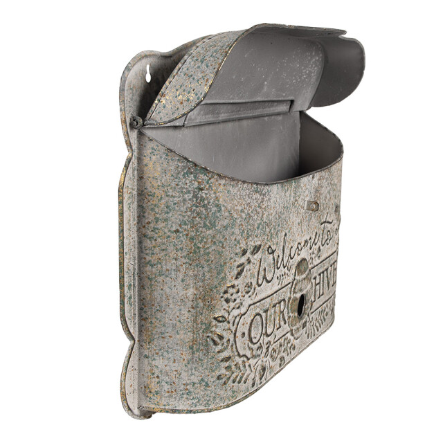 Clayre & Eef Clayre & eef brievenbus 41x9x36 cm metaal wandbrievenbus 2841236 large