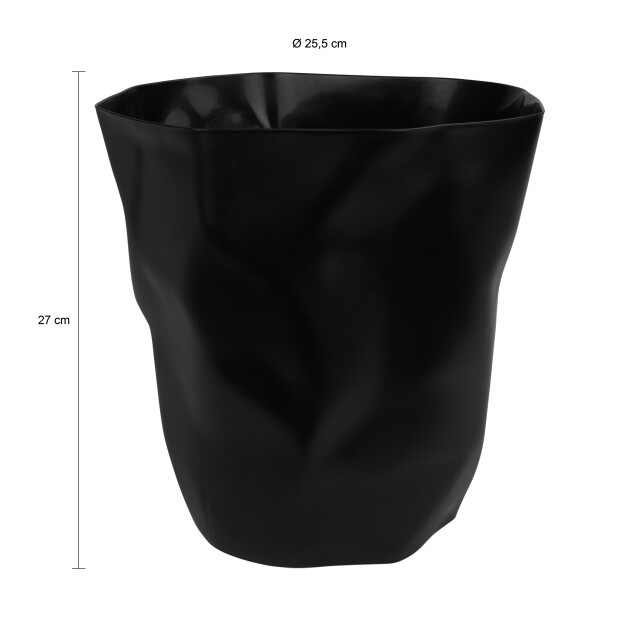 QUVIO Prullenbak gekreukt design - 2388871 large