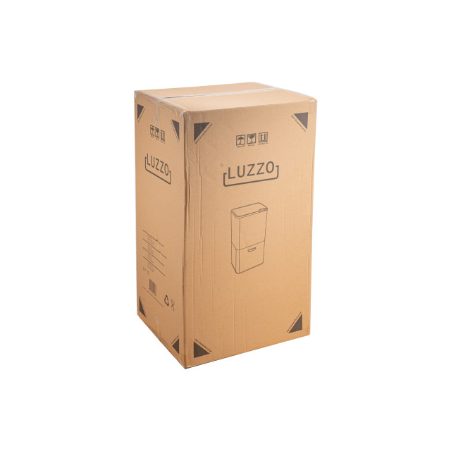 Luzzo ® kansas push prullenbak 63 liter afvalscheiding 4 vakken afval scheiden 3047835 large