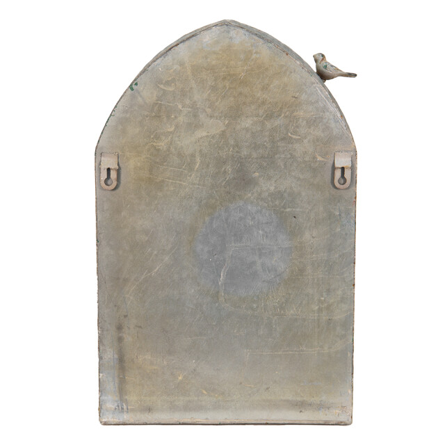 Clayre & Eef Clayre & eef brievenbus 25x10x40 cm groen metaal post wandbrievenbus 1978895 large