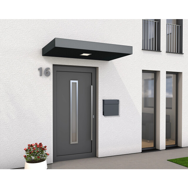 4gardenz ® wandbrievenbus brievenbus staal veilig slot met twee sleutels - 3047837 large