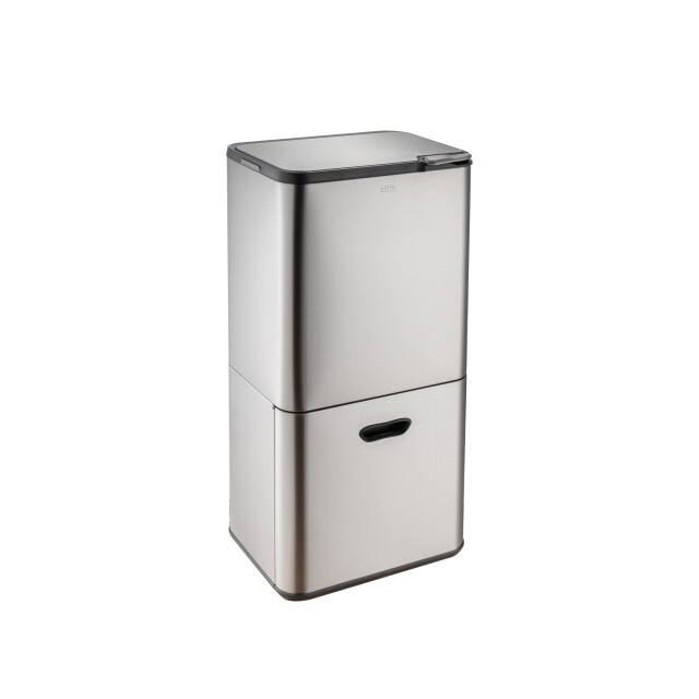 Luzzo ® kansas push prullenbak 63 liter afvalscheiding 4 vakken afval scheiden 3047895 large