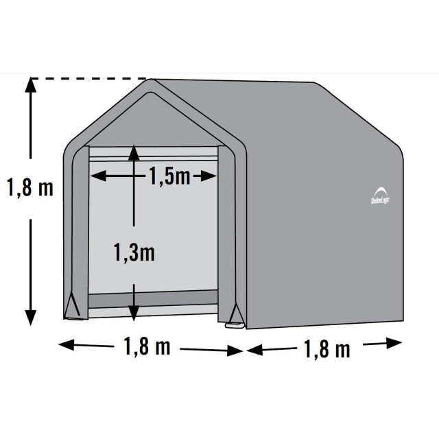 ShelterLogic Gereedschapsschuur sl70395 | 180x180x180 3048305 large
