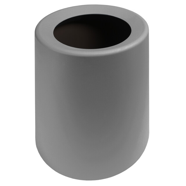 QUVIO Prullenbak plastic met binnenemmer 12 l donker 1395364 large