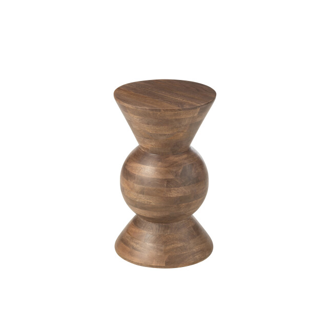 J-Line bijzettafel candy mango hout 31x31x50cm 3002345 large