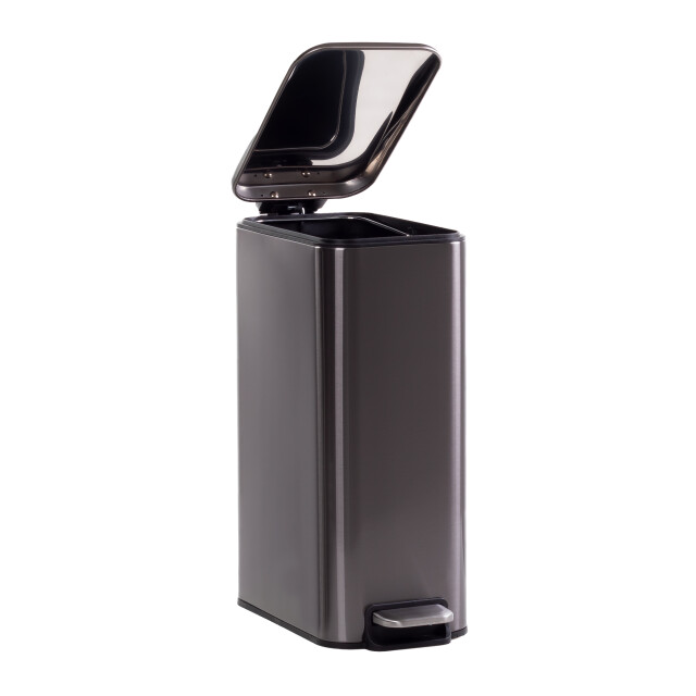 QUVIO Prullenbak 8l metaal - 2596035 large